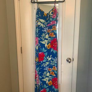Lulu's Size S Floral Maxi Dress
